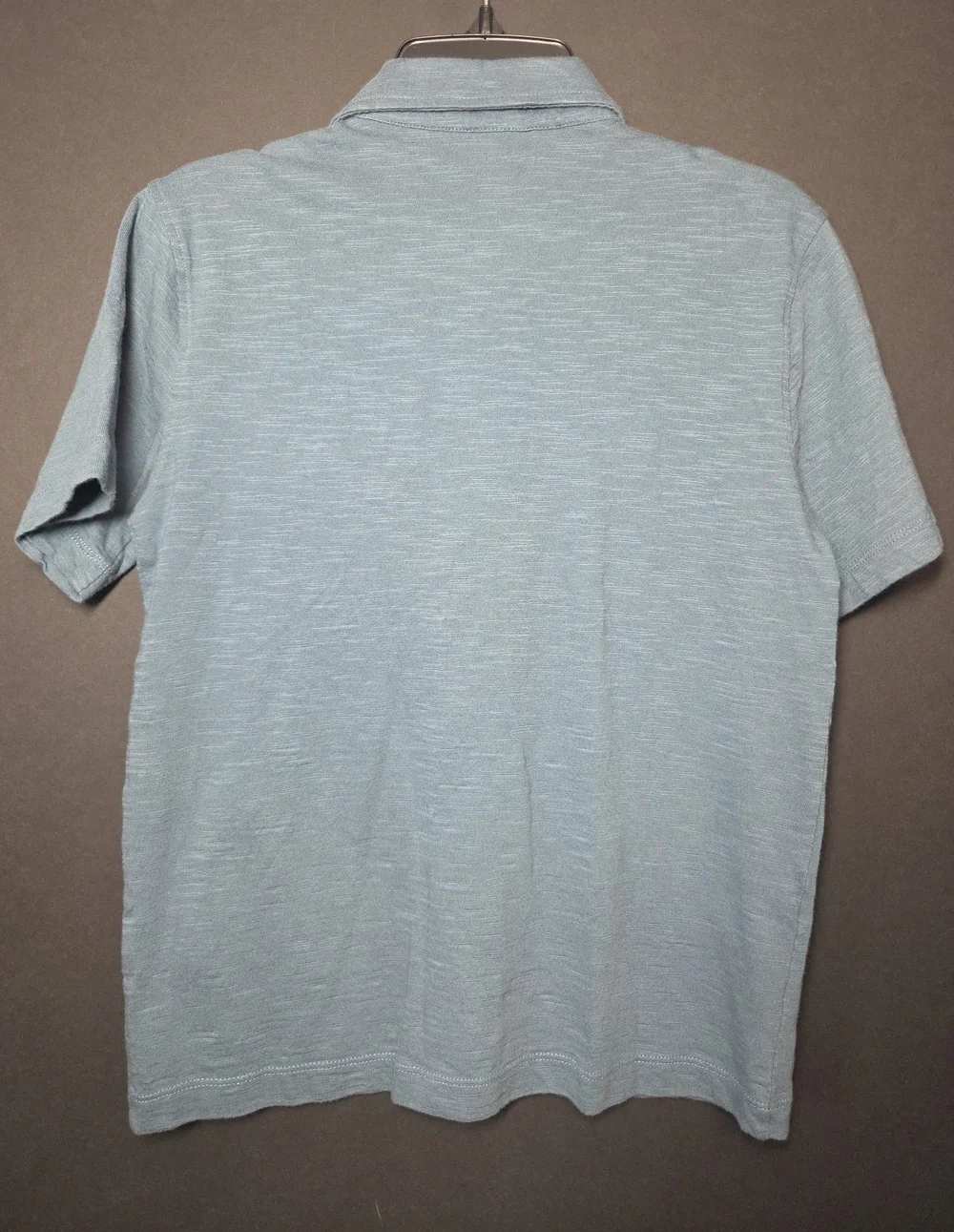 Old Navy Boys Sky Blue Short-Sleeve Camp Collar Button-Down